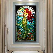 Load image into Gallery viewer, Diamond Painting - Full Round - Mermaid Glass Art (40*70CM)
