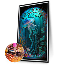 Load image into Gallery viewer, Diamond Painting - Full Round - Jellyfish Glass Art (40*70CM)
