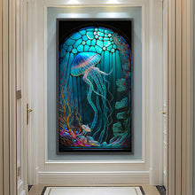 Load image into Gallery viewer, Diamond Painting - Full Round - Jellyfish Glass Art (40*70CM)
