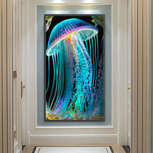 Load image into Gallery viewer, Diamond Painting - Full Round - Jellyfish Glass Art (40*70CM)
