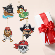 Load image into Gallery viewer, DIY Diamond Ornament Decoration Pirate Captain 6pcs Gift for Kids (GJ088)
