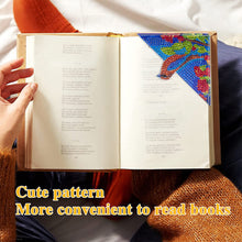 Load image into Gallery viewer, DIY Diamond Art Bookmarks Art Craft 5D Leather Triangle Page Book Marks(SQ012)
