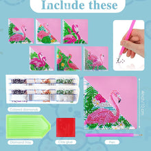 Load image into Gallery viewer, DIY Diamond Art Bookmarks Art Craft 5D Leather Triangle Page Book Marks(SQ016)
