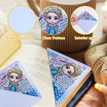 Load image into Gallery viewer, DIY Diamond Art Bookmarks Art Craft 5D Leather Triangle Page Book Marks(SQ022)
