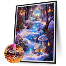 Load image into Gallery viewer, Diamond Painting - Full Round - fantasy snow forest (30*40CM)
