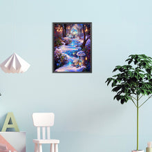 Load image into Gallery viewer, Diamond Painting - Full Round - fantasy snow forest (30*40CM)
