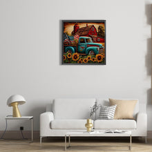 Load image into Gallery viewer, Diamond Painting - Full Round - flowers and trucks (30*30CM)
