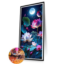 Load image into Gallery viewer, Diamond Painting - Full Round - moon lotus (40*80CM)
