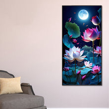 Load image into Gallery viewer, Diamond Painting - Full Round - moon lotus (40*80CM)
