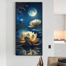 Load image into Gallery viewer, Diamond Painting - Full Round - moon lotus (40*80CM)
