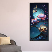 Load image into Gallery viewer, Diamond Painting - Full Round - moon lotus (40*80CM)
