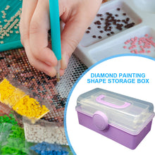 Load image into Gallery viewer, Clear Bead Storage Containers Small Parts Storage Diamond Painting Accessory Box
