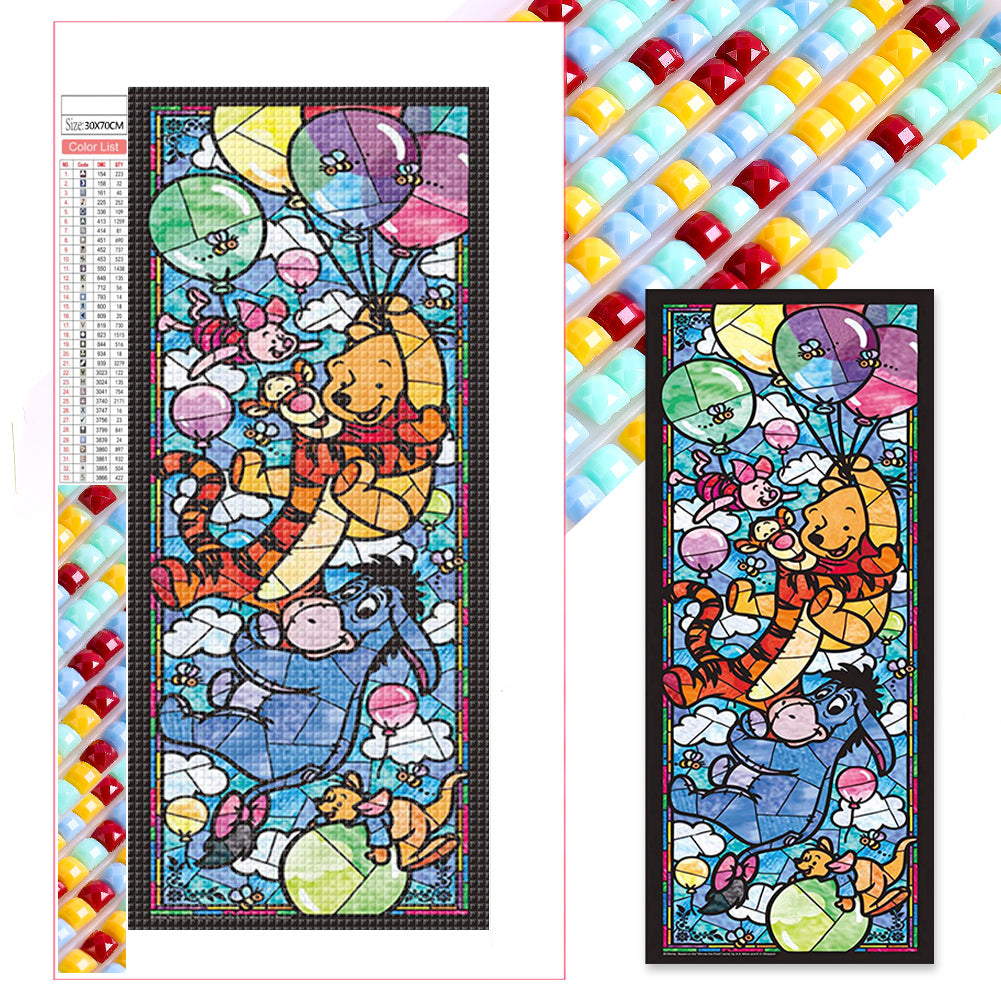 Diamond Painting - Full Square - Pooh Tigger (30*70CM)