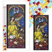Load image into Gallery viewer, Diamond Painting - Full Square - the beast and the princess (30*70CM)
