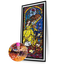 Load image into Gallery viewer, Diamond Painting - Full Square - the beast and the princess (30*70CM)
