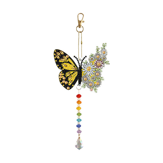 Sunflower/Animals Diamond Dots Art Cute Home Garden Decoration (Butterfly1)