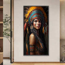 Load image into Gallery viewer, Diamond Painting - Full Square - indian beauty (40*80CM)
