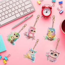 Load image into Gallery viewer, DIY Diamond Art Key Rings Special Shaped 5pcs Butterfly for Beginners Home Decor
