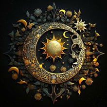 Load image into Gallery viewer, Diamond Painting - Full Round - Sun Moon Star Chart (30*30CM)
