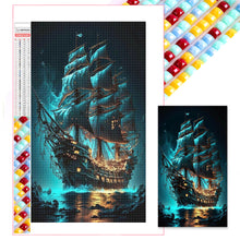 Load image into Gallery viewer, Diamond Painting - Full Square - sailing boat (40*70CM)
