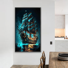 Load image into Gallery viewer, Diamond Painting - Full Square - sailing boat (40*70CM)
