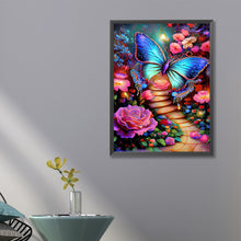 Load image into Gallery viewer, Diamond Painting - Full Round - butterfly garden (40*60CM)
