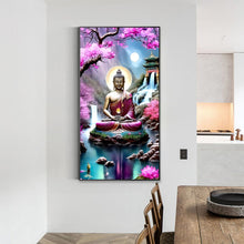 Load image into Gallery viewer, Diamond Painting - Full Round - lotus buddha statue (40*70CM)
