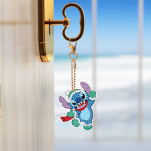 Load image into Gallery viewer, DIY Diamond Art Keychains Diamond Mosaic Kit 5pcs Gem Keychains Lady Bag Pendant
