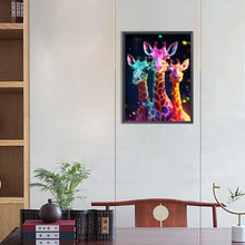 Load image into Gallery viewer, Diamond Painting - Full Round - giraffe (30*40CM)
