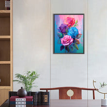 Load image into Gallery viewer, Diamond Painting - Full Round - colorful flowers (30*40CM)
