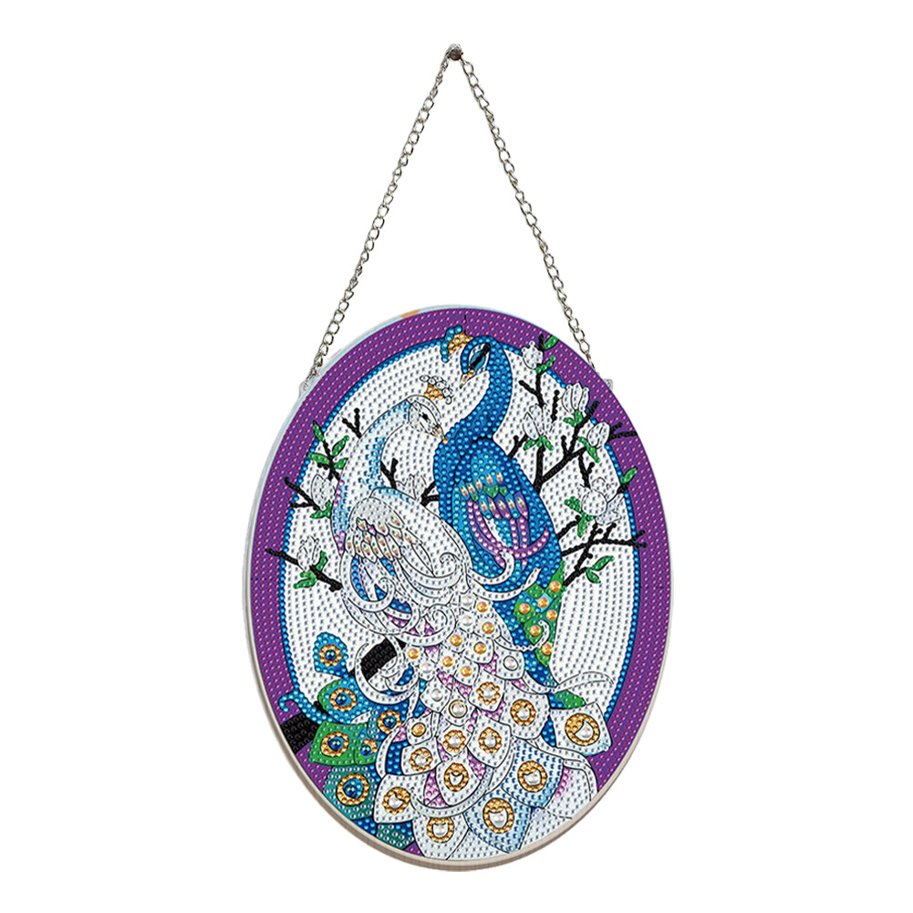 Butterfly/Animals Crystal Rhinestone Pendants Double Side Home Garden Decoration