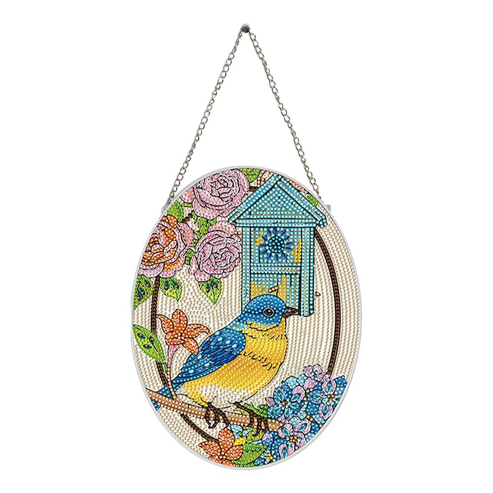 Butterfly/Animals Crystal Rhinestone Pendants Double Side Home Garden Decoration