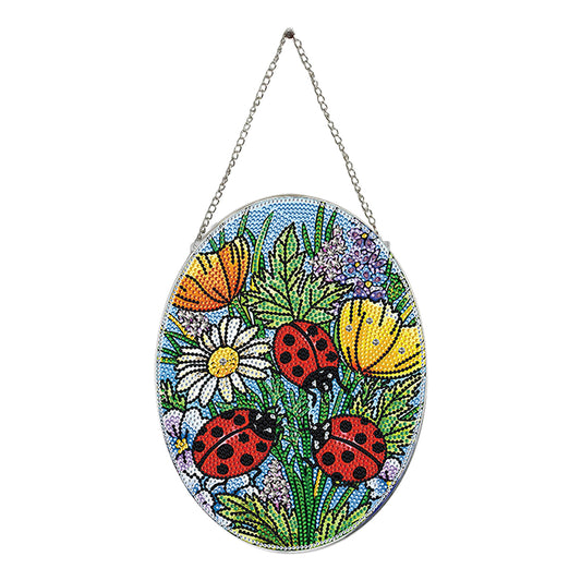 Butterfly/Animals Crystal Rhinestone Pendants Double Side Home Garden Decoration