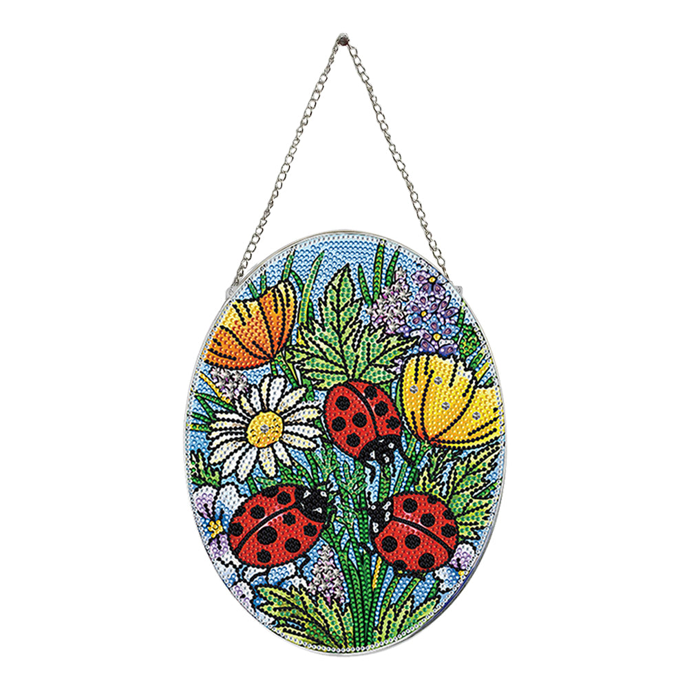 Butterfly/Animals Crystal Rhinestone Pendants Double Side Home Garden Decoration