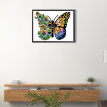 Load image into Gallery viewer, Diamond Painting - Partial Special Shaped - beautiful pansies (40*30CM)
