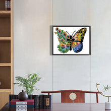 Load image into Gallery viewer, Diamond Painting - Partial Special Shaped - beautiful pansies (40*30CM)
