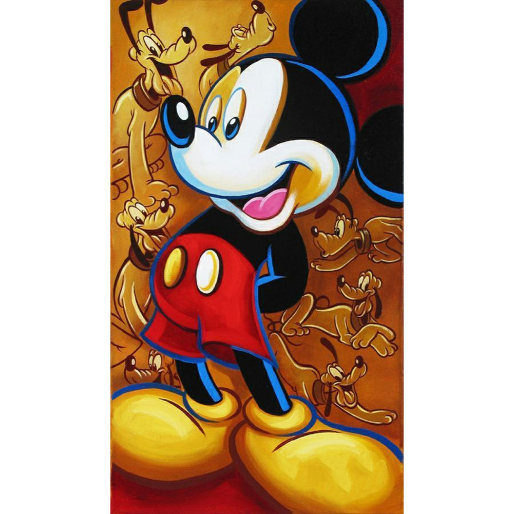 Diamond Painting - Full Round - disney mickey mouse (40*70CM)