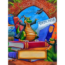 Load image into Gallery viewer, Diamond Painting - Full Round - magic green dragon (30*40CM)
