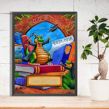 Load image into Gallery viewer, Diamond Painting - Full Round - magic green dragon (30*40CM)
