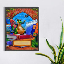 Load image into Gallery viewer, Diamond Painting - Full Round - magic green dragon (30*40CM)
