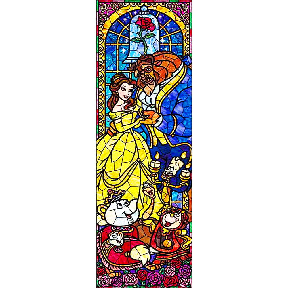 Diamond Painting - Full Round - beauty and the beast (30*90CM)