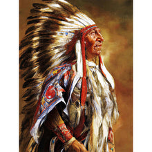 Load image into Gallery viewer, Diamond Painting - Full Round - indians (30*40CM)
