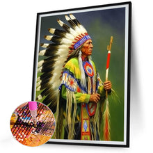 Load image into Gallery viewer, Diamond Painting - Full Round - indians (30*40CM)
