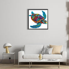 Load image into Gallery viewer, Diamond Painting - Full Round - colorful sea turtle (30*30CM)
