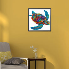 Load image into Gallery viewer, Diamond Painting - Full Round - colorful sea turtle (30*30CM)
