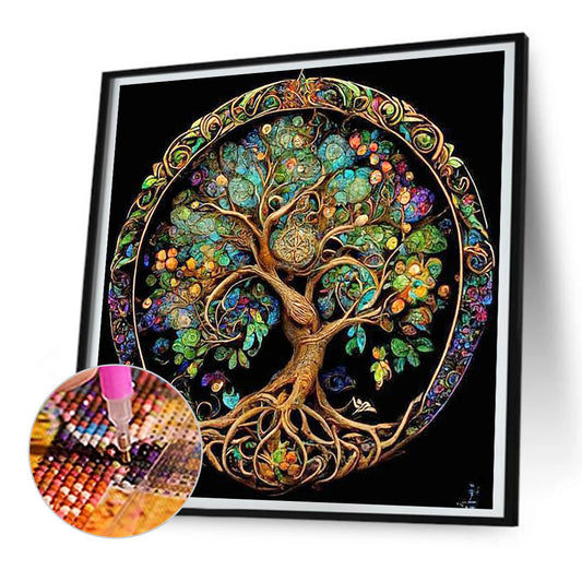 Diamond Painting - Full Round - life Tree (30*30CM)