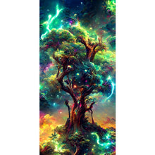 Load image into Gallery viewer, Diamond Painting - Full Round - colorful tree of life (40*80CM)
