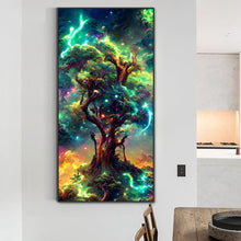 Load image into Gallery viewer, Diamond Painting - Full Round - colorful tree of life (40*80CM)
