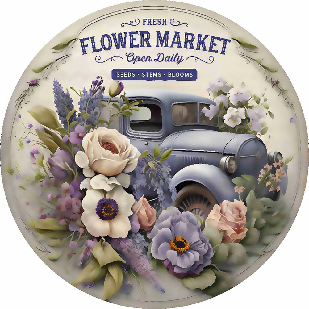 Diamond Painting - Full Round - Flower Market Floats (30*30CM)