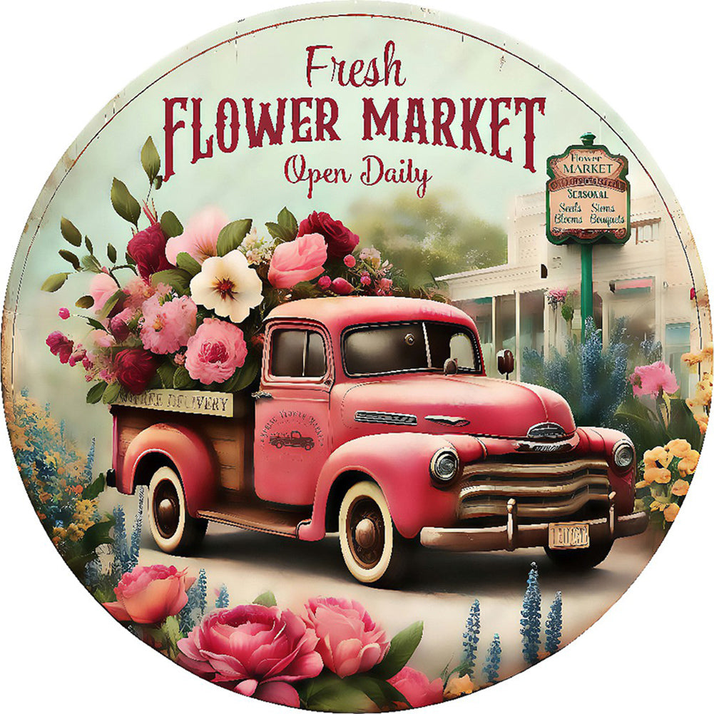 Diamond Painting - Full Round - Flower Market Floats (30*30CM)